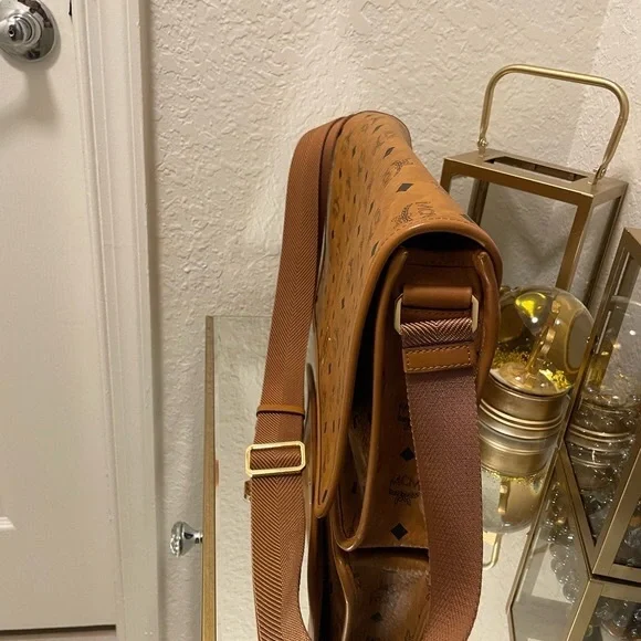 MCM Aren Visetos Messenger Bag